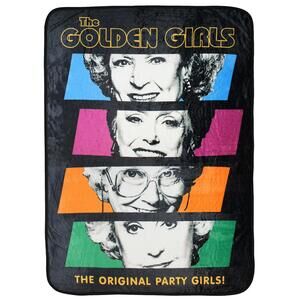 Golden Girls Fleece Throw Blanket 45x60" NEW Soft Lightweight TV Show Gift